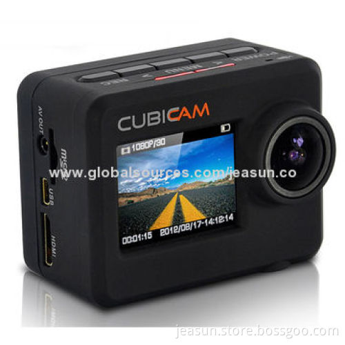 Real 1,080P Full HD Waterproof Mini Sports Action Camera with 170 Degrees Wide Angle, Field of View